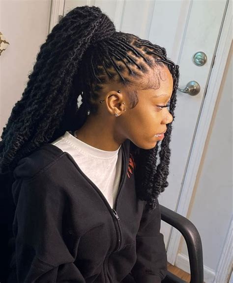 Pin By Thekidd On L O C S Braided Hairstyles Faux Locs Hairstyles