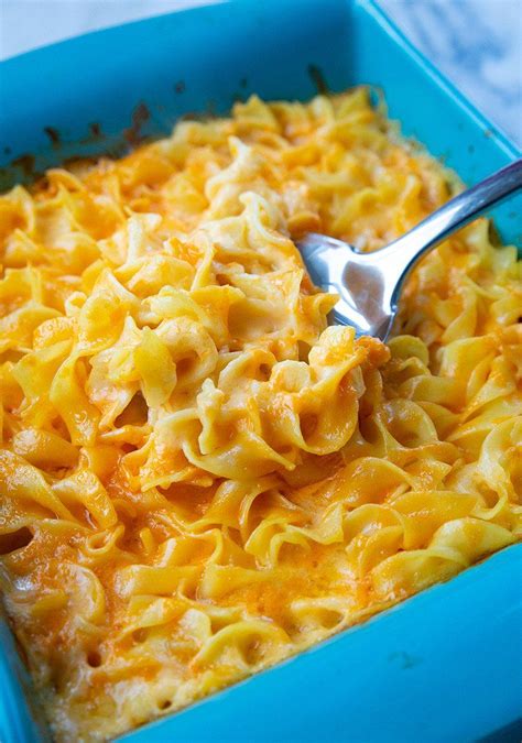 It Doesnt Get Simpler Or More Delicious Than These Cheesy Egg Noodles