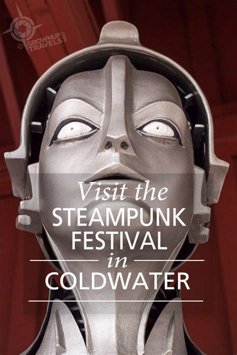 An Advertisement For The Steampunk Festival In Coldwater Michigan With