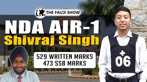 Nda Air Shivraj Singh Nda Written Score Nda Double