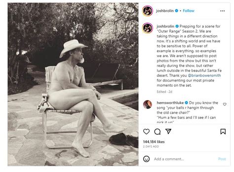 Avengers S Thanos Josh Brolin Makes A Bold Move Goes Naked To Promote