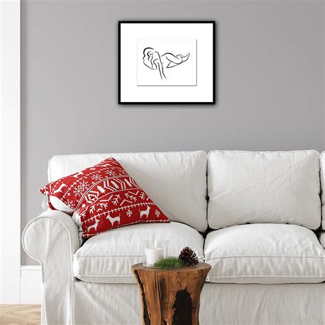 Michael Binkley Haiku 38 1 50 Digital Vector Drawing Reclining Female Nude Woman Figure