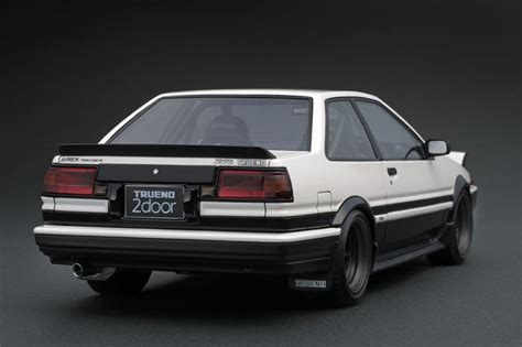 Toyota Sprinter Trueno Ae Door Gt Apex White Black Watanabe Wheel