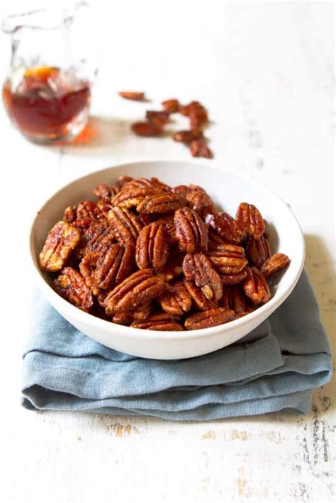 Maple Pecans Recipe Cookin Canuck Easy Glazed Nuts