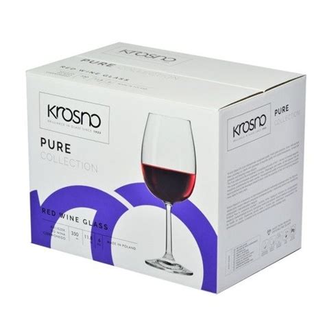 Kieliszki Do Wina Czerwonego 6 Szt 350 390 Ml Pure Collection