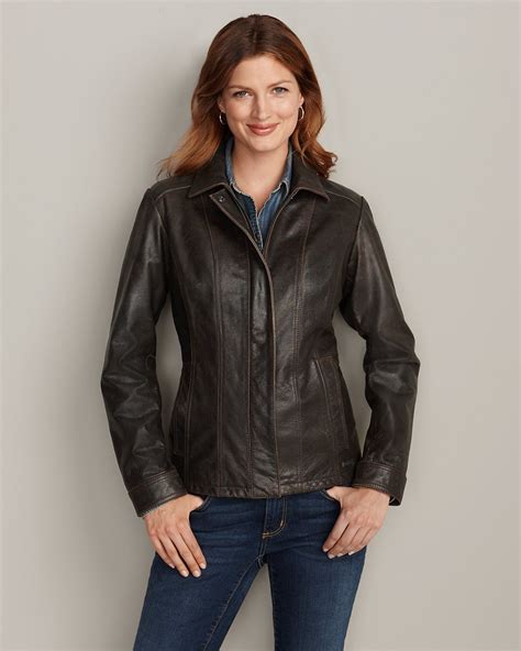 Eddie Bauer Stine Leather Jacket