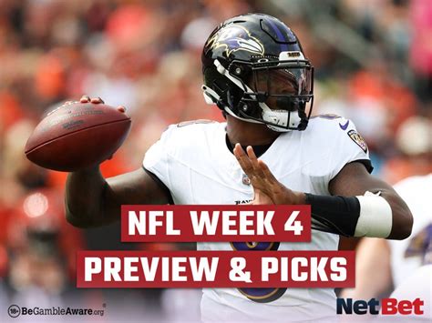 Nfl Week 4 Preview Predictions And Picks Netbet Uk