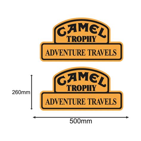 Camel Trophy Adventure Travels Sticker Set - Star Sam