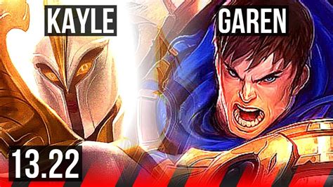 Kayle Vs Garen Top M Mastery Games Dominating Br Master