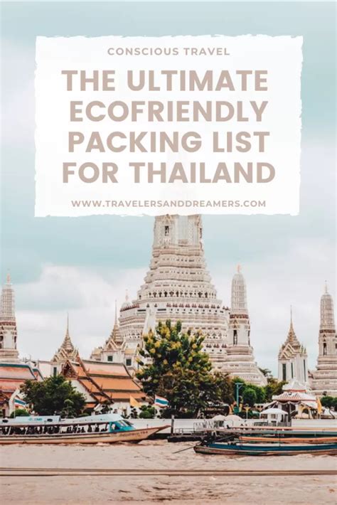 Thailand Packing List Ultimate Guide For Conscious Travelers