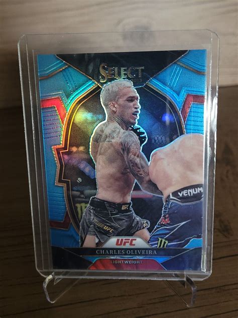 Ufc Select Charles Oliveira Concourse Light Blue Prizm