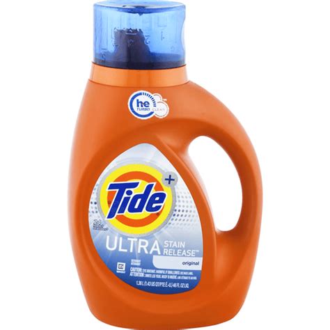 Tide Ultra Stain Release Liquid Laundry Detergent Original Loads