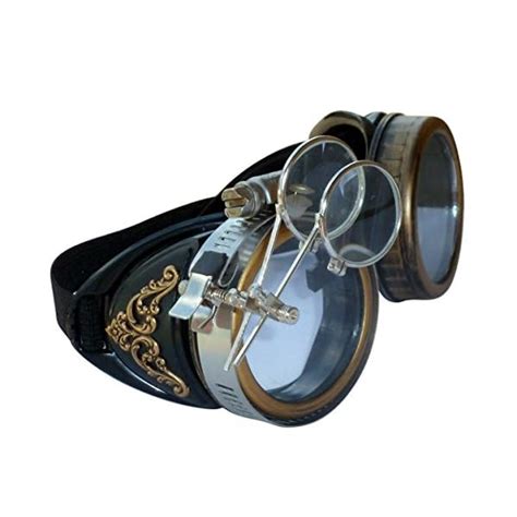 Handmade Steampunk Victorian Style Goggles With Vintage Filigree