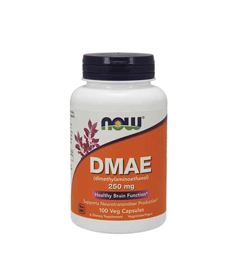 NOW – DMAE 250 mg (100 V Capsules) | Canada Supplements Direct
