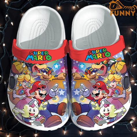 Happy Super Mario Crocs Discover Comfort And Style Clog Shoes With