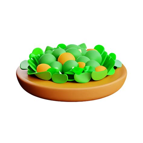 Salad 3d Rendering Icon Illustration 28611141 Png