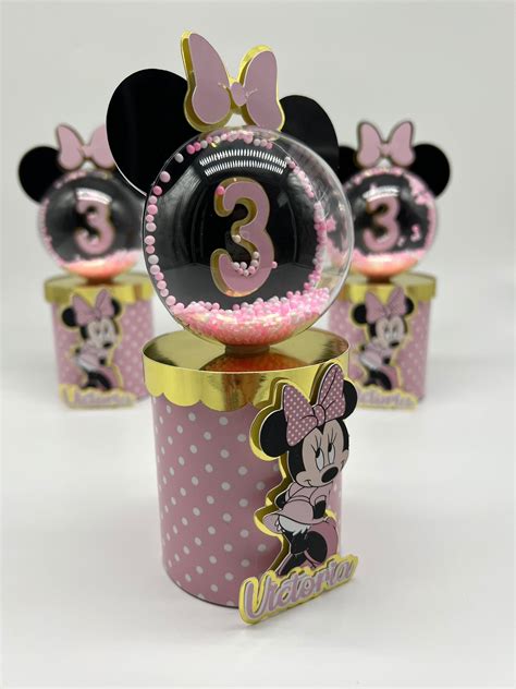 Custom Minnie Mouse Light Pink Pringles Pringles Favor Box Etsy