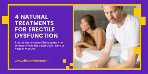 4 Natural Treatments for Erectile Dysfunction - Dr. Kapil Sharma