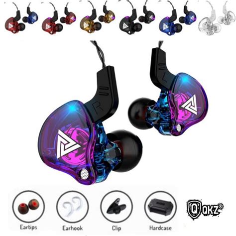 Fone De Ouvido Original Qkz Ak X E Max Retorno De Palco In Ear