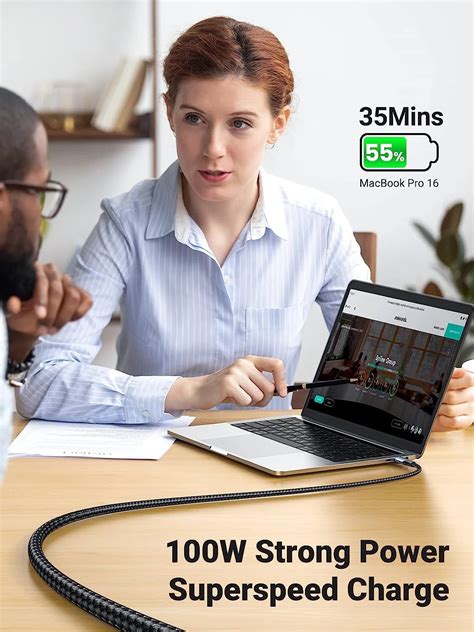 Ugreen USB3.1 Type-C Gen2 M/M US355, 10Gbps, 100W, 5A, 1m - 80150 ...