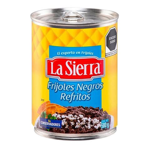 Frijoles Negros La Sierra Refritos En Lata G Walmart