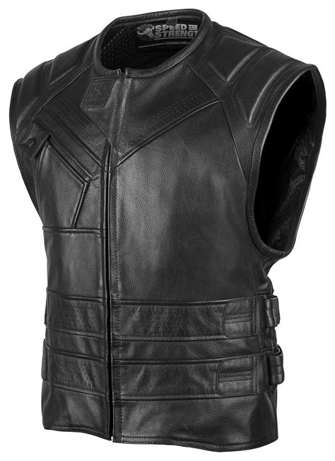 Street And Steel Anarchy Leather Vest Cycle Gear