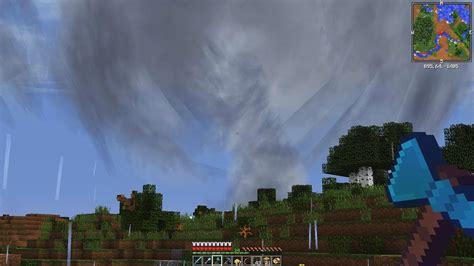 TORNADO CHASE Minecraft Tornado Survival S5E22 Localized Weather