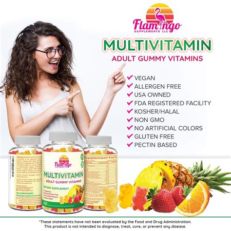 Buy Multivitamin Gummies,100ct | Flamingo Supplements LLC