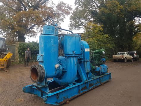 12 Inch Sykes Water Pump With Lister Engine BRUCE ATFIELD