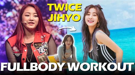 TWICE JIHYO Full Body Workout Actual Kpop Exercise No Equipment