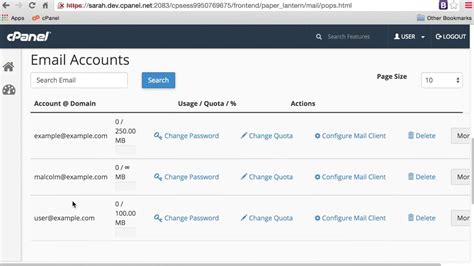 CPanel Tutorials Email Accounts YouTube