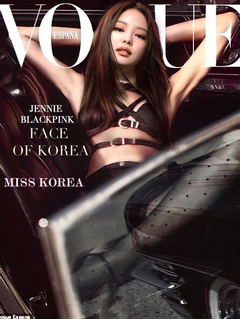 Jennie magazine cover 🤍 #vogue #kimjennie Face of Korea | Miss korea ...