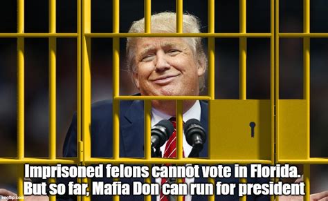 Imprisoned Felons Cannot Vote In Florida Imgflip