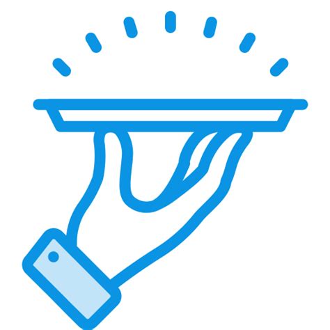 Food, hand, service icon