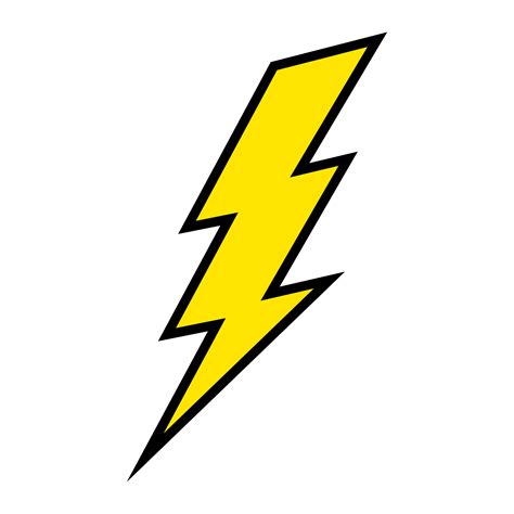 Realistic Lightning Bolt Vector Sticker Clipart Light - vrogue.co