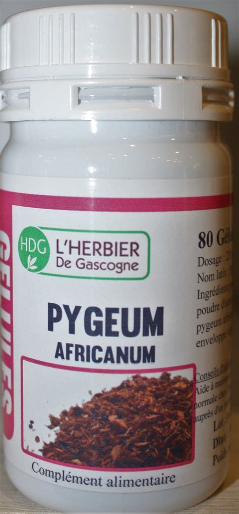 PYGEUM AFRICANUM 200 gélules vente de plantes médicinales et huiles