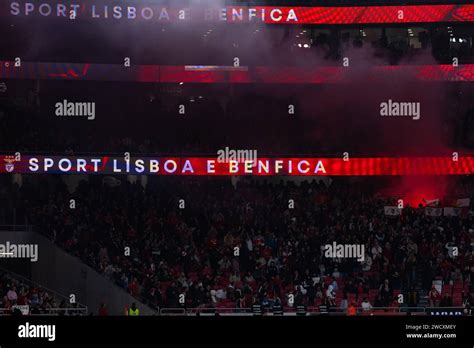 Lisbon Portugal Th Jan Benfica Fans Seen Cheering During The