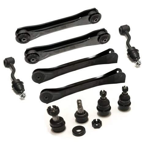 10 Pc Front Suspension Kit For 96 98 Grand Cherokee Upper Lower