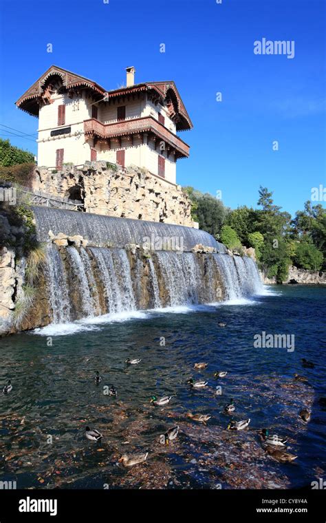 The Gairaut Waterfall In Northern Nice City Stock Photo Alamy