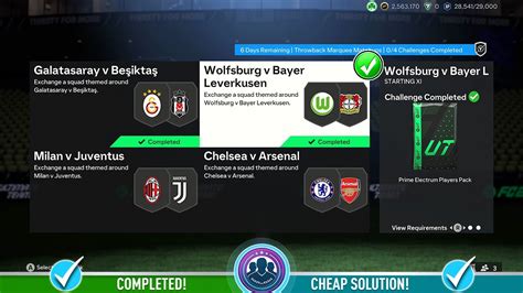 FC 24 Throwback Marquee Matchups Wolfsburg V Bayer Leverkusen SBC