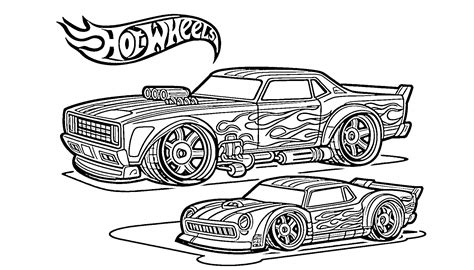 58 Coloriage Hot Wheels Gratuit Pour Ceux Qui Aiment La Vitesse