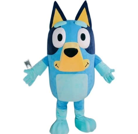 Bluey Mascot Full Costume For Sale Blue Dog Children Etsy Uk