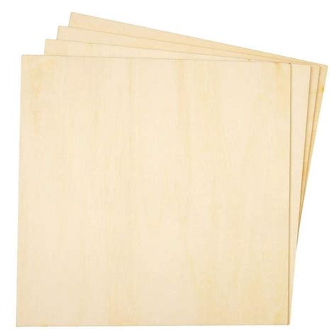 8-Pack Square Basswood Plywood Thin Sheets for Wood Burning, 8 inches - Walmart.com - Walmart.com