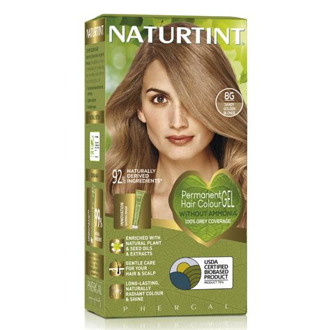 Naturtint Permanent Hair Colour Gel G Sandy Golden Blonde Ml Naturtint
