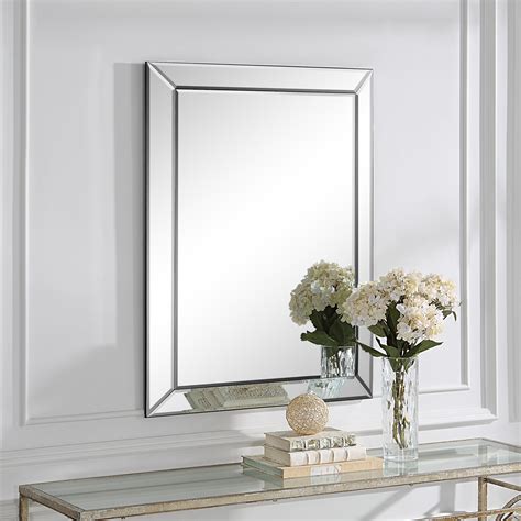 Frameless Beveled Paneled Mirror 40 Mansion Worthy Mirrors Touch Of Modern