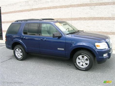 2008 Dark Blue Pearl Metallic Ford Explorer Xlt 4x4 13683404 Photo 6 Car