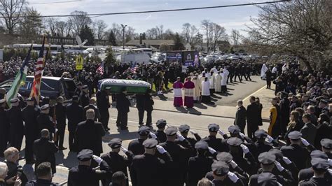 Thousands Mourn The Death Of Nypd Officer Jonathan Diller At His Long