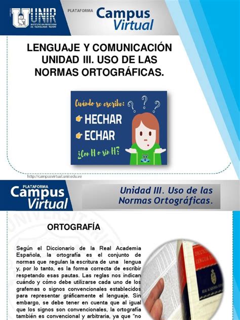 Guía de Estudio Unidad III. Lenguaje. ORTOGRAFÍA | PDF | Coma ... 