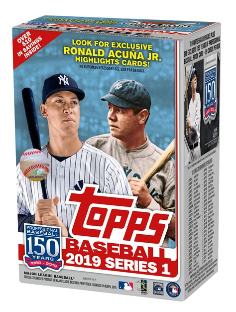 2019 Topps Mlb Baseball Series 1 Value Box Relic Edition With 99 Cards