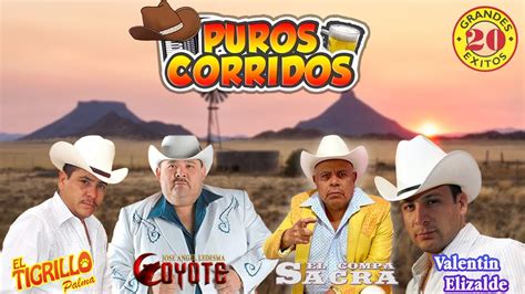 Puros Corridos Mix Para Pistear El Tigrillo Palma El Compa Sacra